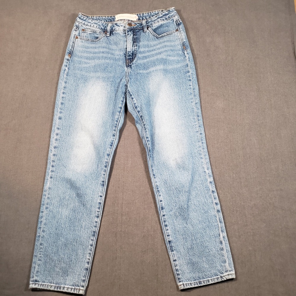 Soft Surroundings Jeans Womens 8 Blue Light Wash Straight Leg Lyocell Blend